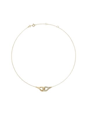 Tory Burch Interlocking Wishbone pendant necklace