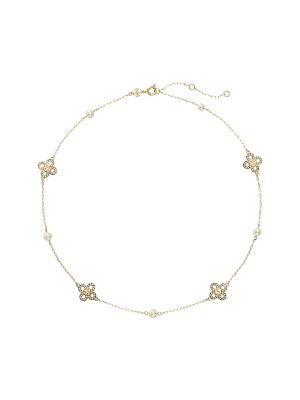 Tory Burch Kira Clover Pearl necklace