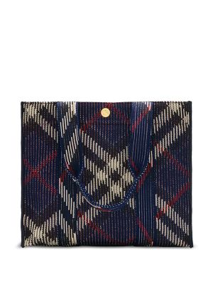 Burberry Small Check Tote Bag