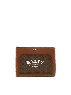 Bally Logo-Print Clutch