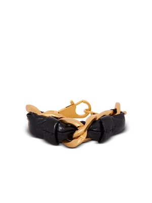 Balmain Chain Leather Bracelet