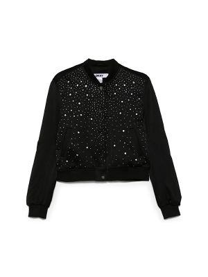 DKNY Studded Bomber Jacket