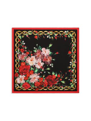 Dolce & Gabbana Rose-Print Scarf
