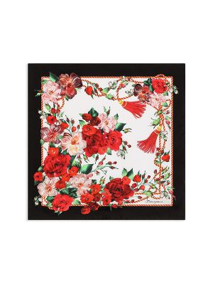 Dolce & Gabbana Rose-Print Scarf