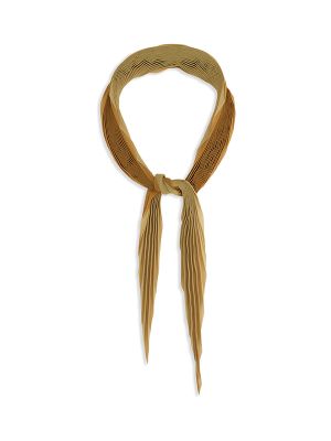 Ami Paris Pleated Diamond-Shaped Scarf 