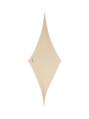 Ami Paris Pleated Diamond-Shaped Scarf 