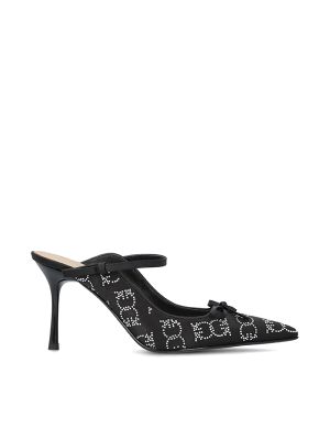 Pinko Crystal-Embellished Mules