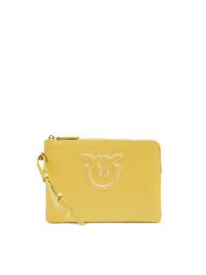 Pinko Logo-Embossed Clutch