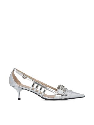 Pinko Multi-Straps Leather Pumps