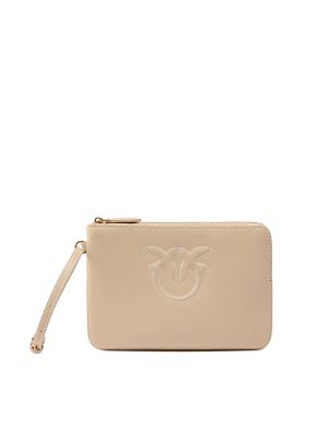 Pinko Logo-Embossed Clutch