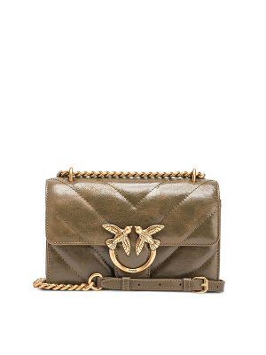 Pinko Love Quilted Crossbody Bag
