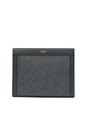 Ferragamo Logo-Debossed Messenger Bag