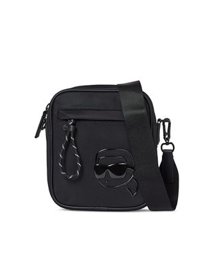 Karl Lagerfeld Ikon Tonal-Print Crossbody Bag