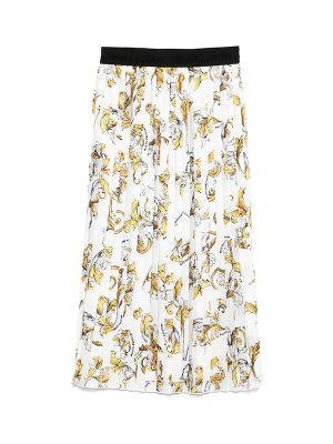 Versace Jeans Couture Barocco-Print Midi Skirt