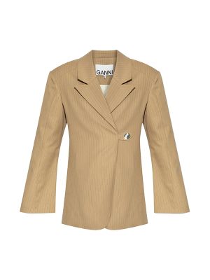 Ganni Striped Blazer