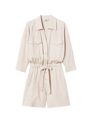 Twin Set Logo-Plaque Playsuit