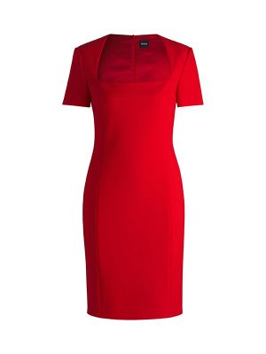 Boss Short-Sleeve Midi Dress