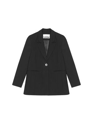 Ganni Stretch-Design Blazer