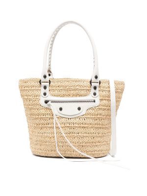 Balenciaga Medium Le City Basket Tote Bag