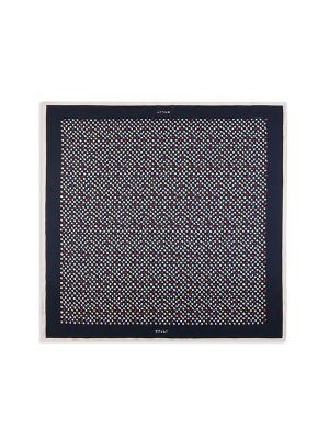 Bally Microflowers Silk Scarf