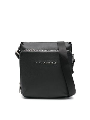 Karl Lagerfeld Logo-Lettering Messenger Bag