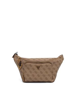 GUESS USA Monogram Logo Belt Bag