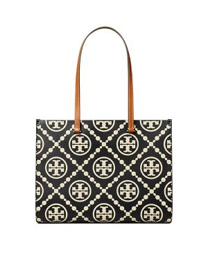 Tory Burch T Monogram Contrast Tote Bag