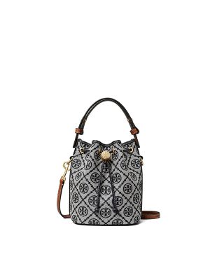Tory Burch Mini T Monogram Bucket Bag