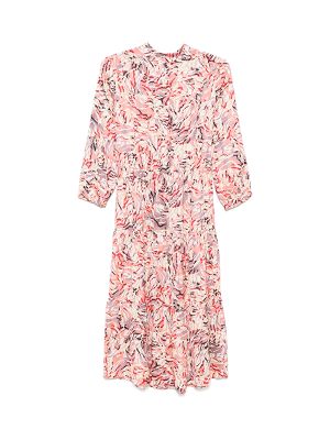 Boss Abstract-Print Midi Dress