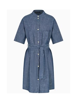 Armani Exchange Tied-Waist Cotton Dress