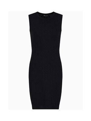 Armani Exchange Monogram-Knit Dress