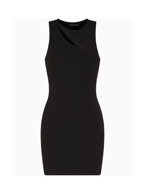 Armani Exchange Cut-Out Detail Mini Dress