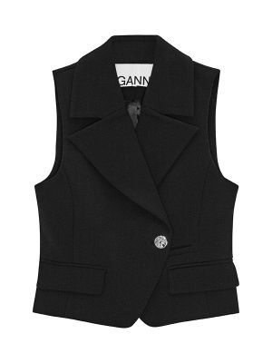 Ganni Double-Breasted Waistcoat