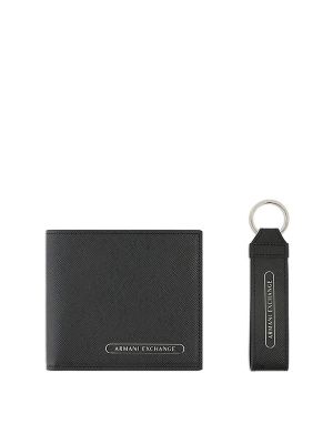 Armani Exchange Logo-Plaque Wallet