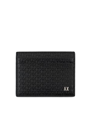 Armani Exchange Monogram-Debossed Cardholder