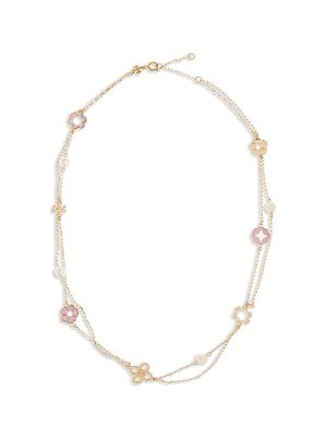 Tory Burch double chain necklace