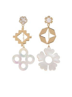 Tory Burch mother of pearl earrings