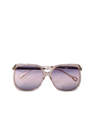 Chloe Scalloped Round Frame Sunglasses