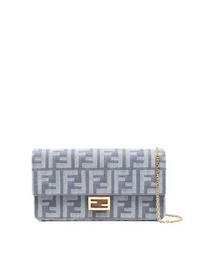 Fendi FF-Logo Canvas Mini Bag