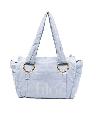 Chloe Logo-Patch Tote Bag
