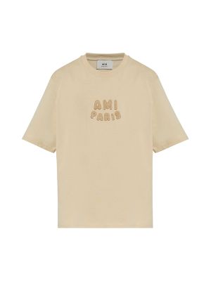 Ami Paris Logo-Embroidered T-Shirt