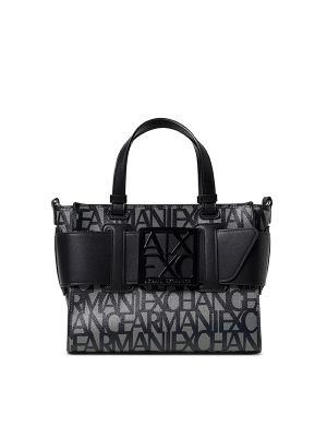 Armani Exchange Logo-Plaque Tote Bag