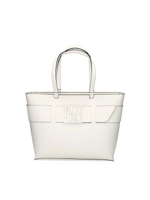 Armani Exchange Logo-Plaque Tote Bag