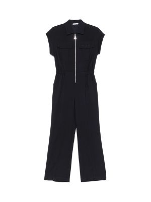 Patrizia Pepe Logo-Embroidered Jumpsuit