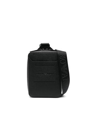 Emporio Armani Leather Messenger Bag