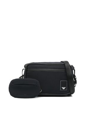 Emporio Armani Logo-Patch Messenger Bag