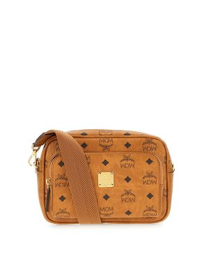 MCM Logo-Print Cross Body Bag