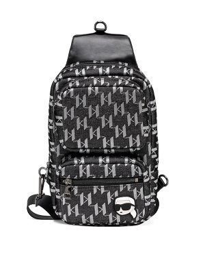 Karl Lagerfeld K/Monogram Compact Backpack