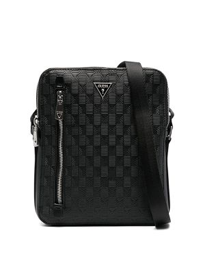 GUESS USA Logo-Plaque Messenger Bag