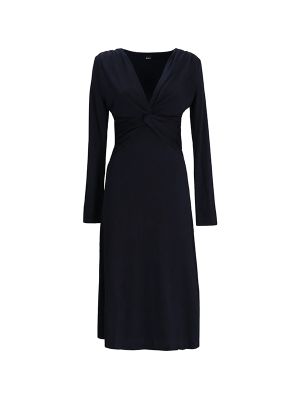 Boss Knot-Detailed Midi Dress